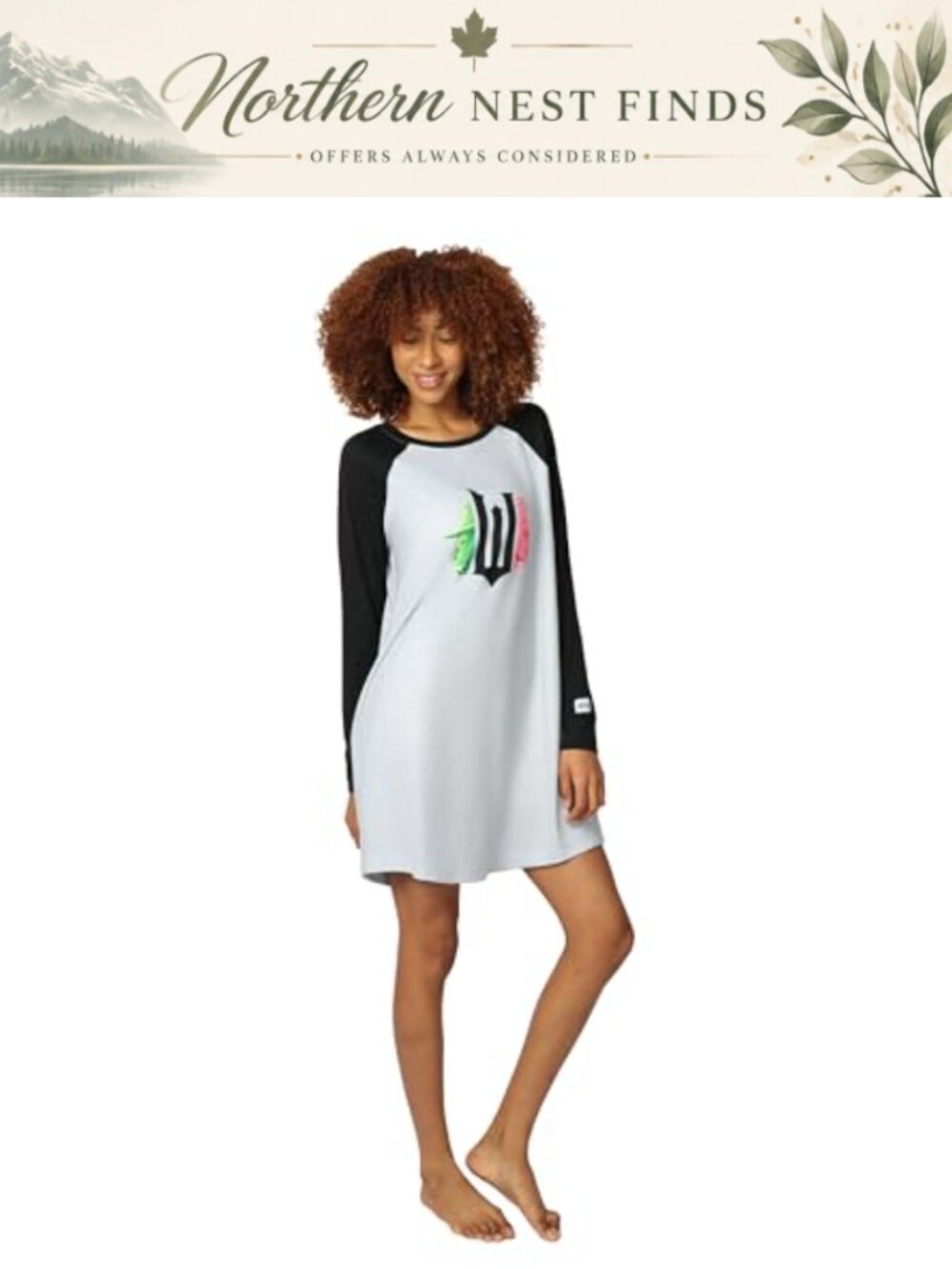 Wicked Women's Nightgown Soft Polyester Blend Sleeveless Sleepwear